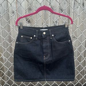 Helmut Lang Denim Mini Skirt Size 29